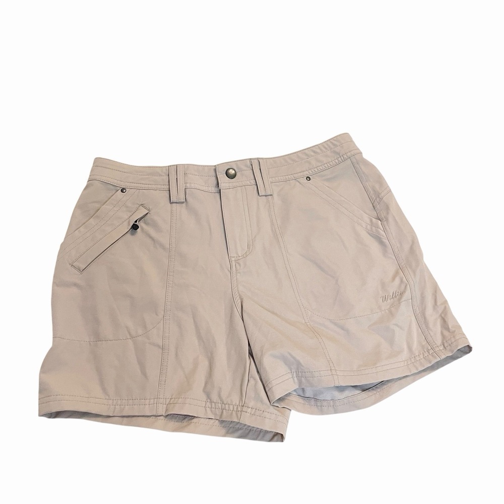 Willit Women's Shorts Sz 6 Beige Hiking Cargo UPF 50+ Sun Protection Tan D7